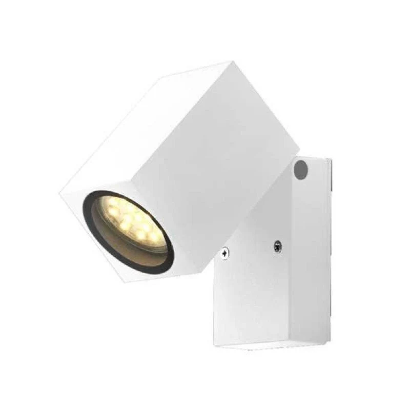 Applique Murale Blanche LED IP44 Orientable pour ampoule GU10