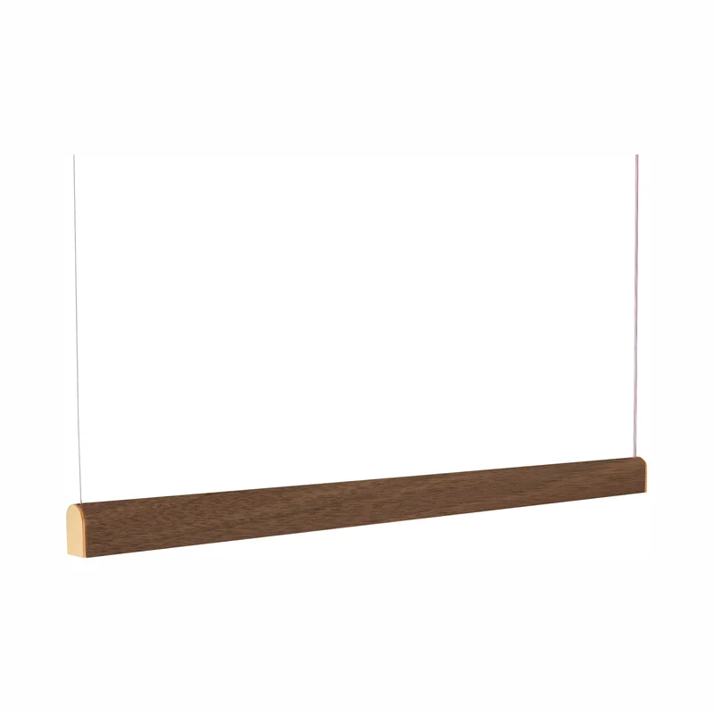 Tunto Curve - 1160 mm - Walnut / Gold Pendant