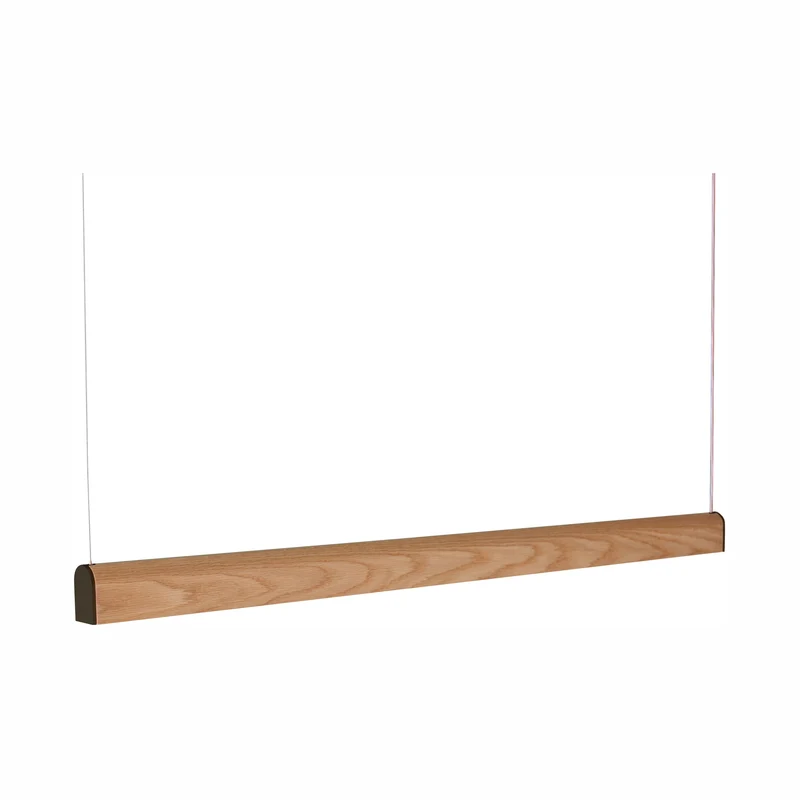 Tunto Curve - 1160 mm - Oak / Black Pendant