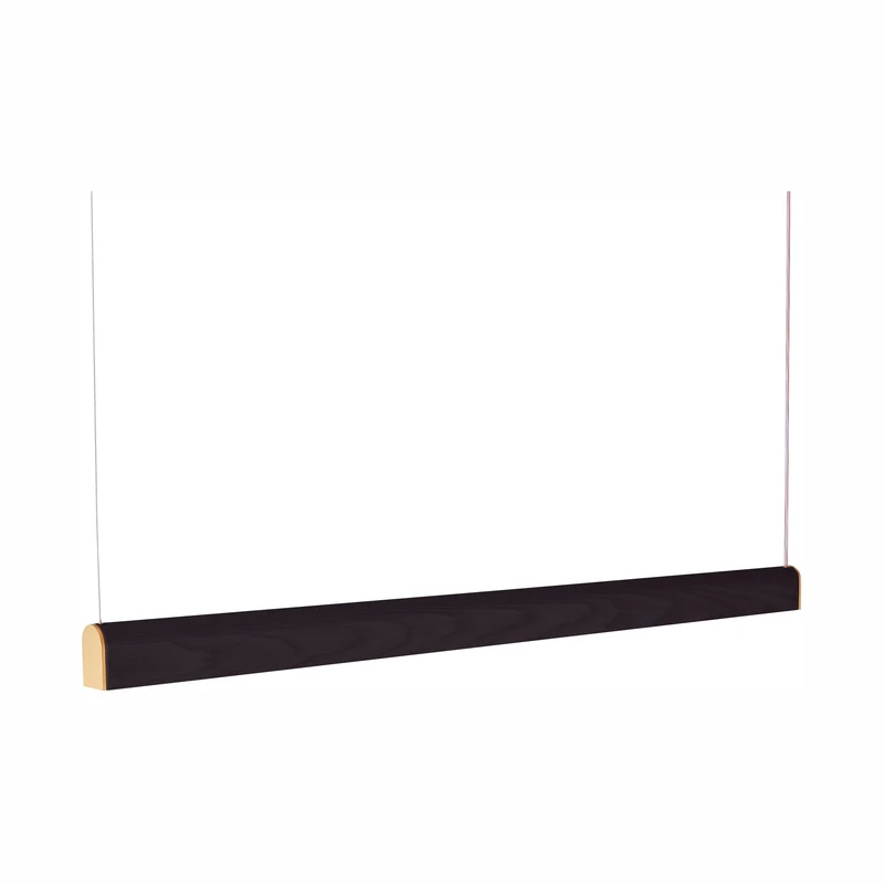 Tunto Curve - 1160 mm - Black / Gold Pendant