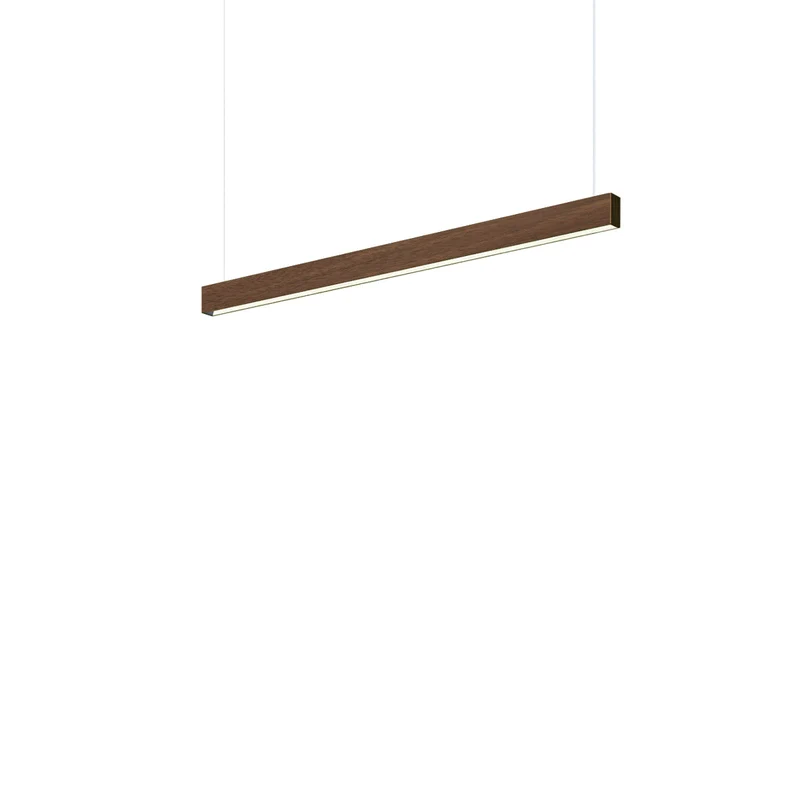 Tunto Square - 880 mm - Walnut Ceiling Light