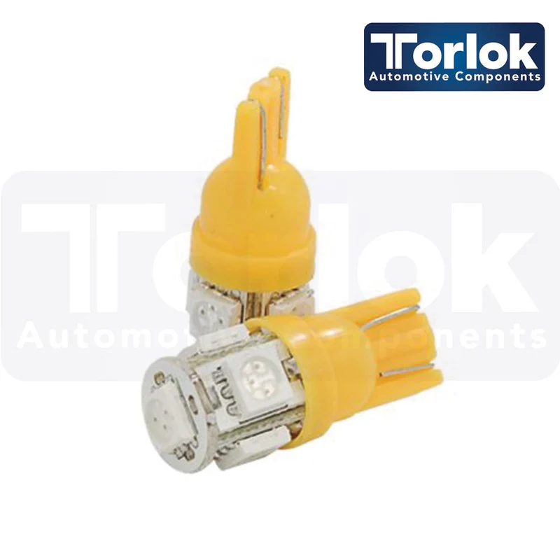 Torlok Premium 24v T10 LED Ampoules de stationnement pour camions / Lot de 10