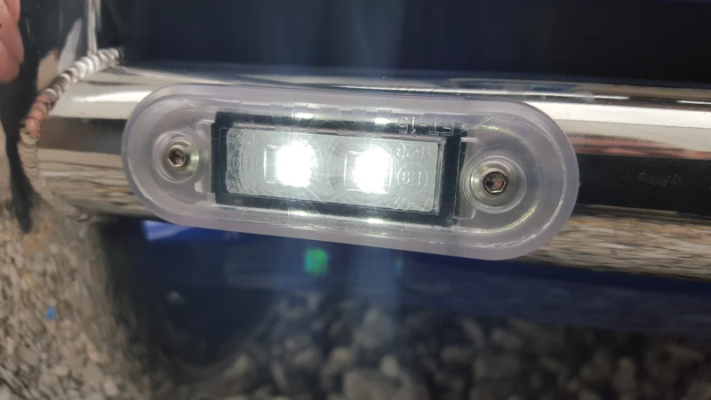Joint transparent arrondi pour barres tubulaires / Pour une utilisation avec des lampes LED encastrées