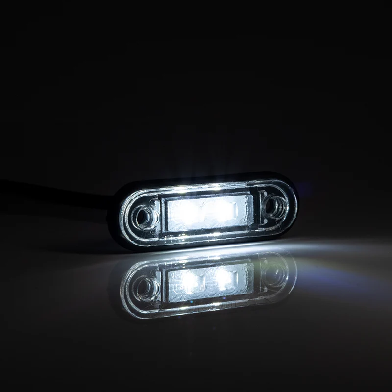 Feu de position LED encastré disponible en rouge, blanc, orange, bleu et vert