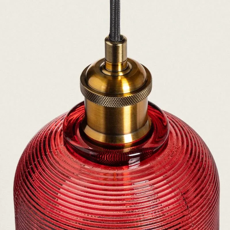 Lampe Suspension Rouge