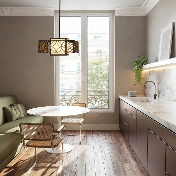 Lustre LED Bronze