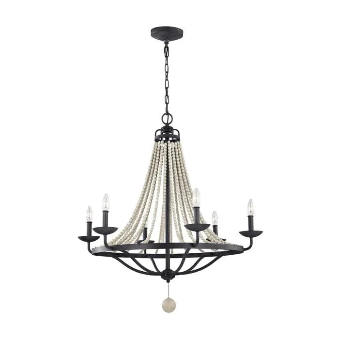 Lustre Art Déco Noir