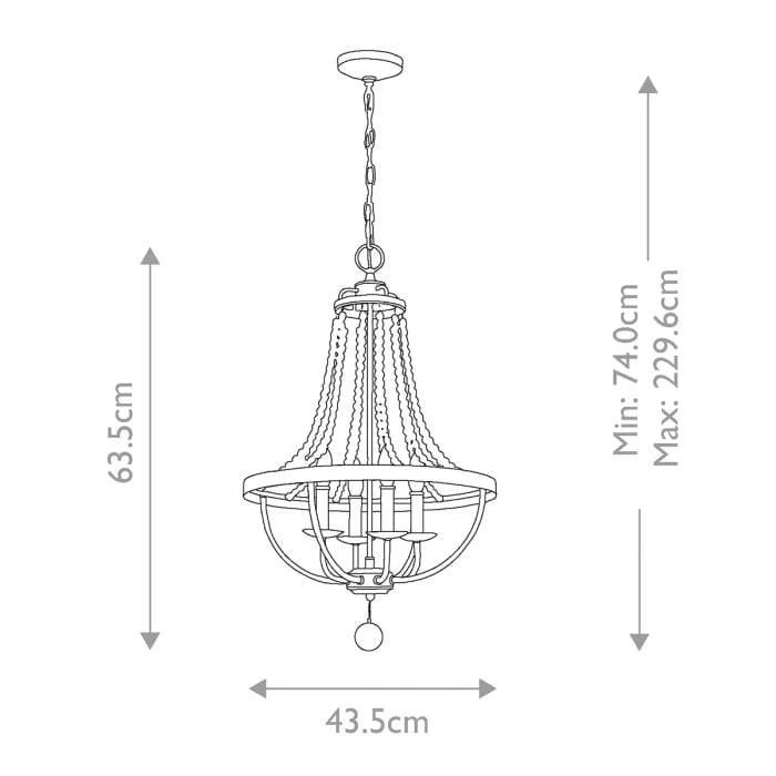 Lustre Chandelier Gothique