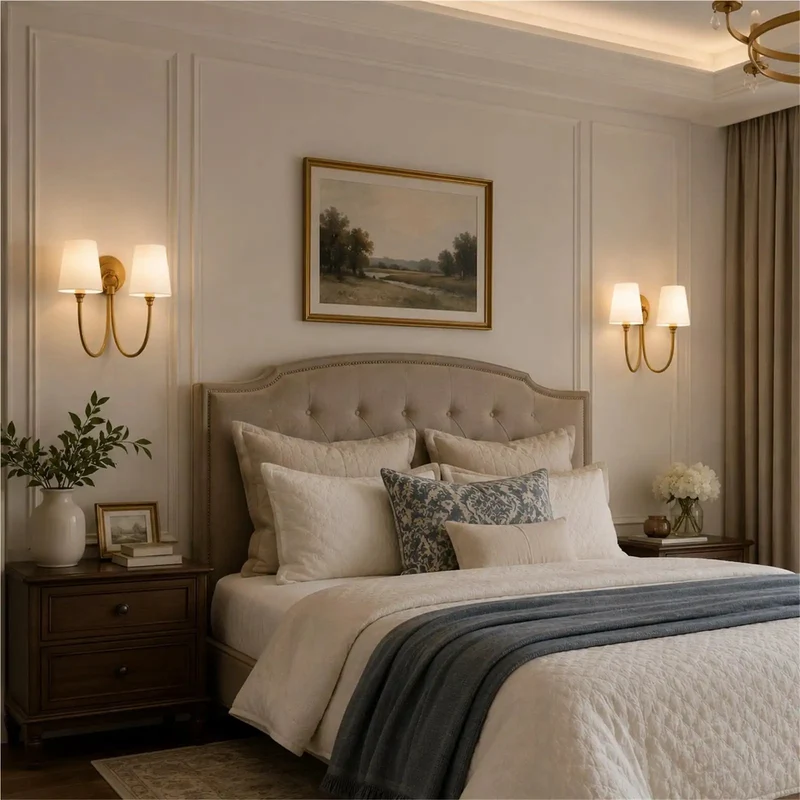 Amp Up Your Hallway With A Sleek Wall Sconce Reading Lamp That Flips On Instant Brightness With Sturdy Brass Frame And Crisp White Fabric To Bring Big Time Style To Your Entryway Decor