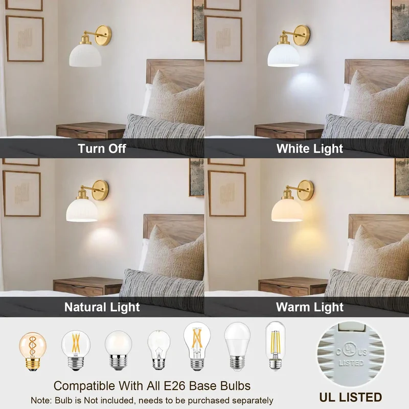 Set Of Two Vintage Milk Glass Wall Sconces Featuring Hand Blown Frosted Shades And Antique Gold Brass Finish Main Character Ambiance With Zero Harsh Glare Straight Up Kitchen Bathroom Upgrade
