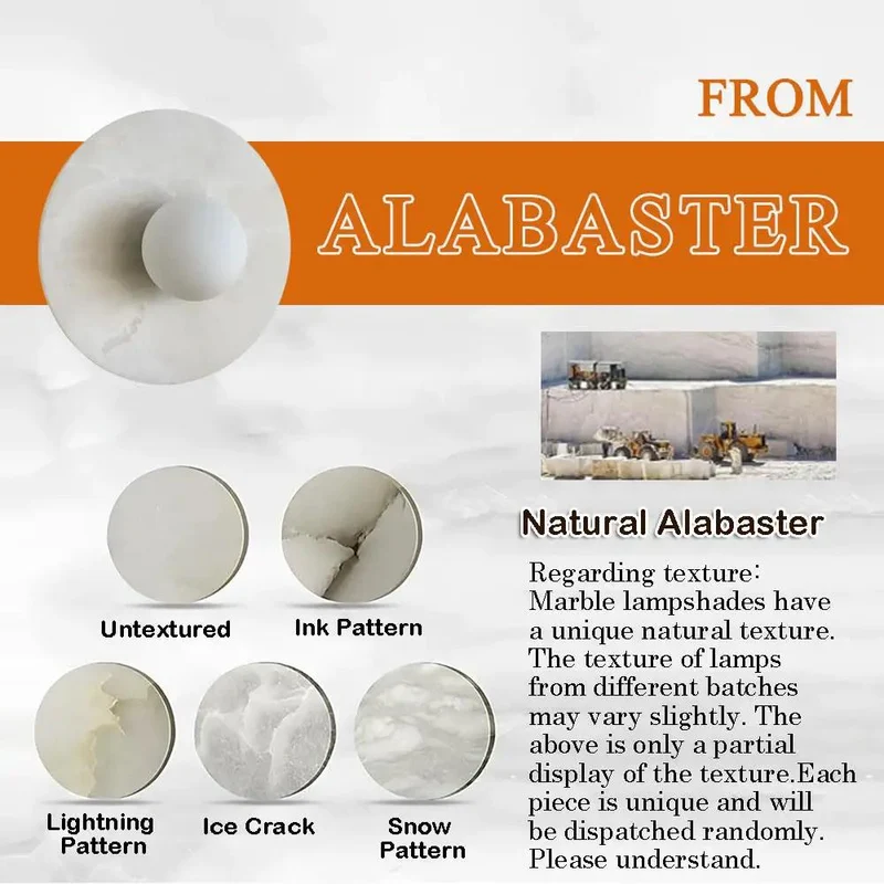 Real Deal Modern Minimalist Alabaster Wall Sconce With Hard Wire Setup Smooth Hand Polished Marble Glass Shade G9 Bulb Compatible For A Fresh Home Glow Up