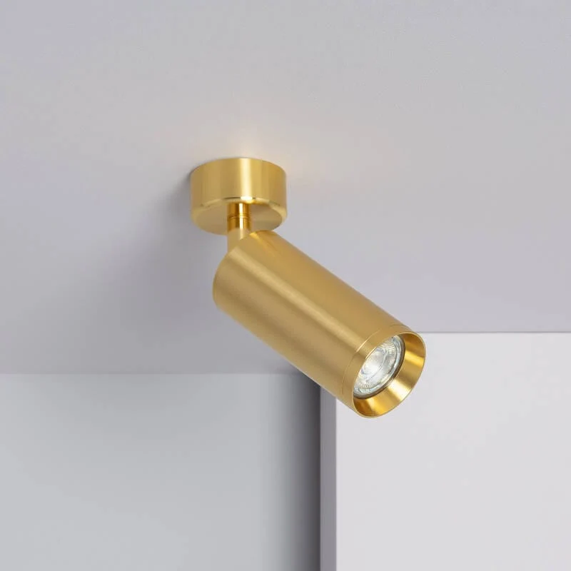 Spot Led Encastrable Doré