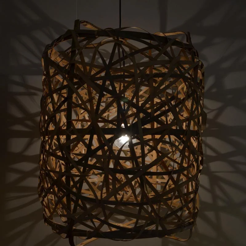 Ay Illuminate Black Bird's Nest Suspension