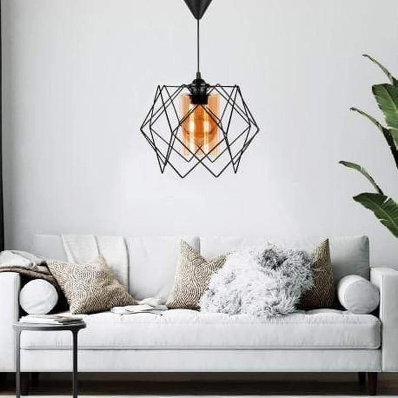 Suspension Moderne Noir
