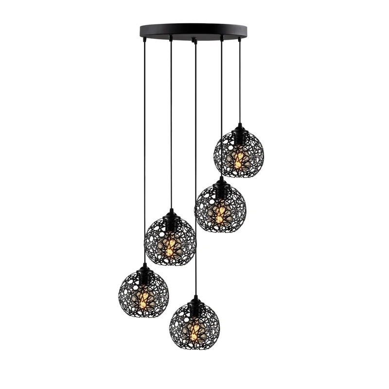 Cable Suspension Luminaire Noir