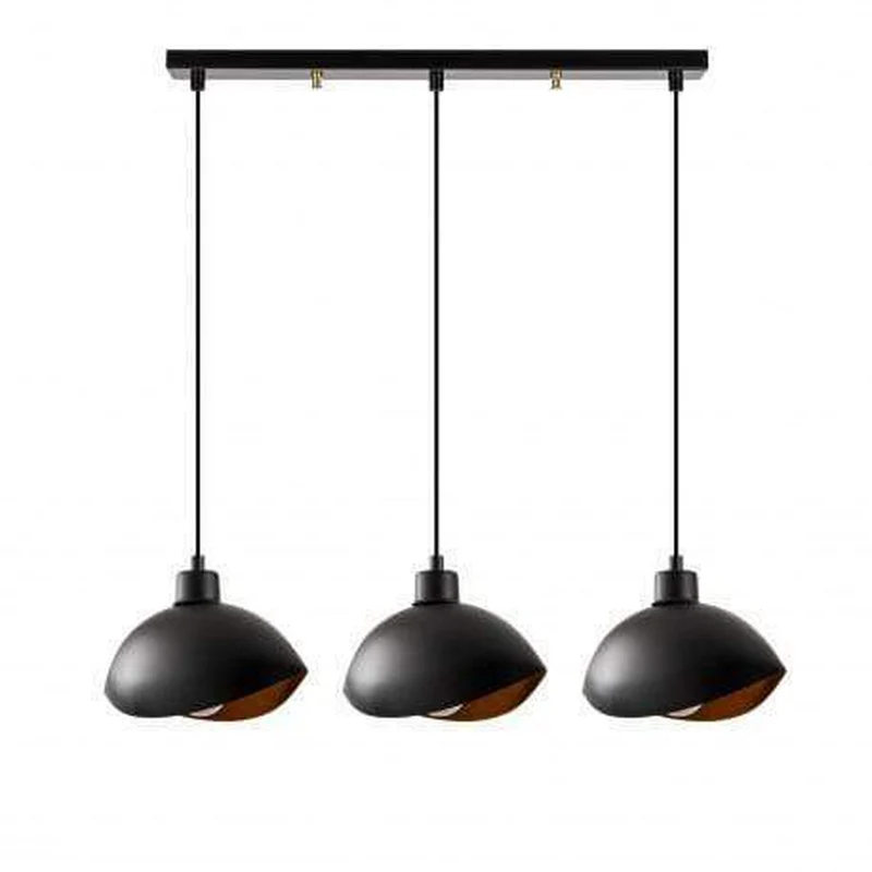 Luminaire Suspension Metal Noir