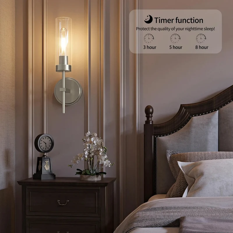 Cordless Sand Nickel Wall Sconces Set Of Two USB C Rechargeable Battery Lamps Zero Hardwiring Tool Free Grip Install For Bedroom Hallway Smooth Vibes Ambient Indoors