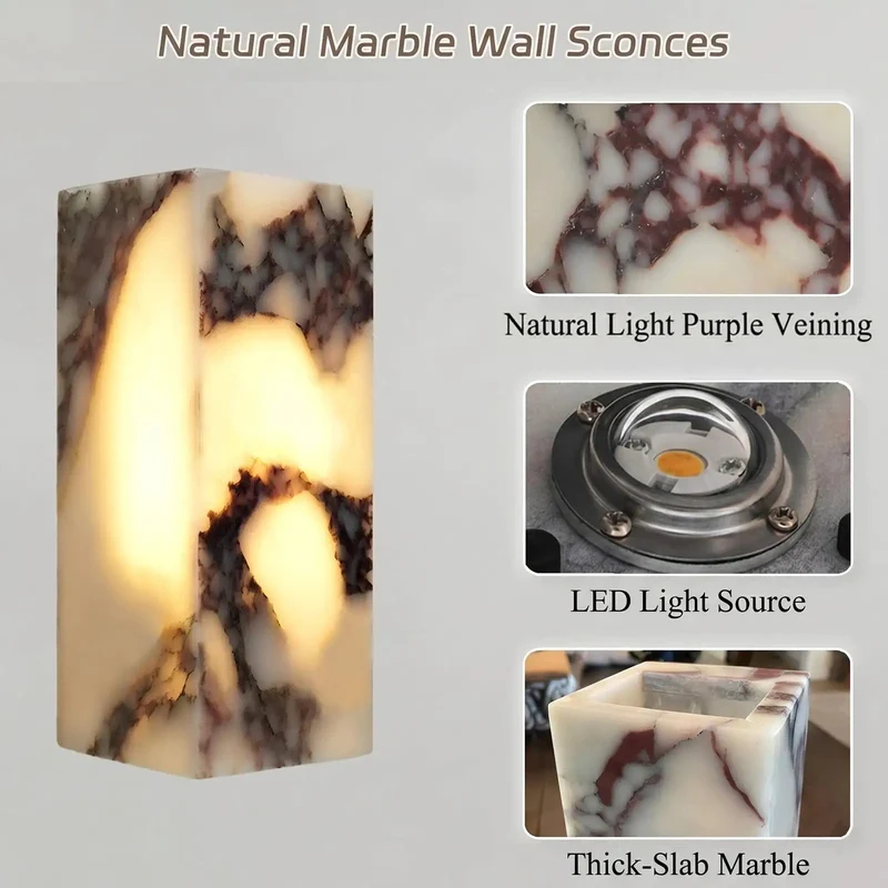 Kickass Natural Marble Wall Sconce Paired With A Smooth Frosted Glass Globe And Quick Plug Play G4 Led Bulb For Ultra Chill Ambient Lighting And Serious Modern Decor Perfection