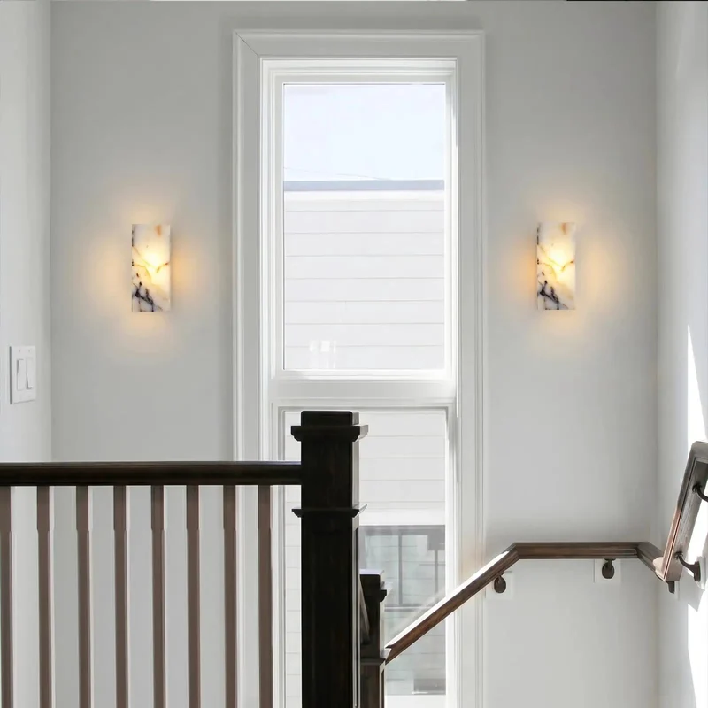 Kickass Natural Marble Wall Sconce Paired With A Smooth Frosted Glass Globe And Quick Plug Play G4 Led Bulb For Ultra Chill Ambient Lighting And Serious Modern Decor Perfection