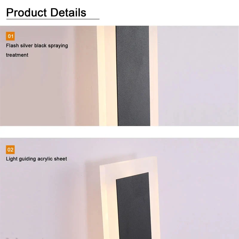 Smart Motion Sensor Led Wall Sconce Boasting 100Cm Long Strip Acrylic Panel With Gentle White Glow Perfect For Hallways And Courtyards Rock Solid Weather Resistant Construction And Snazzy Modern Aesthetic