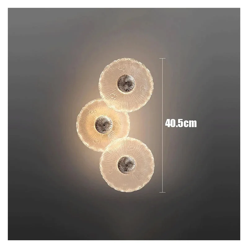 Statement Making Triple Cluster Wall Sconce With Textured Ripple Glass And Tunable LED Lights Brushed Iron Housing For Lowkey Living Room Makeovers Or Premium Hotel Decor