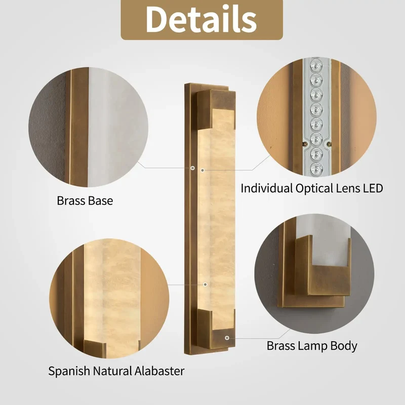 Top Shelf Solid Brass Wall Sconce With Natural Alabaster Shade Sleek Bronze Finish Built Hella Tough For Bathroom Vanity And Bedroom Indoor Lighting Setup Adds Fresh Swag To Any Chill Room With Glare Free Soft Glow