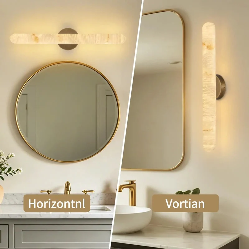 Elegant Alabaster Wall Sconce With Warm Brass Body Delivers Solid Ambient Glow And A Chill Vibe For Bedrooms Living Spaces Or Hallways Standing 24 Inches Tall This Modern Fixture Lights Up Any Room And Has Dope Accent Lighting