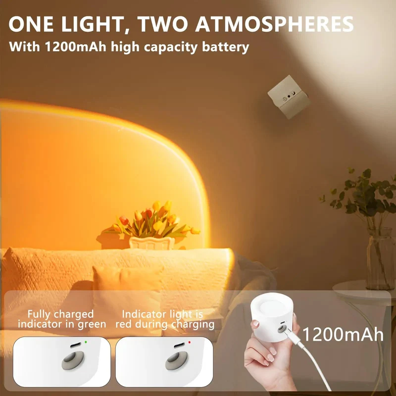 Rad LED Wall Sconces with Rechargeable Battery and Magnetic Mount for Easy Setup Remote Control and Touch Dimming Three Color Temps 360 Rotation Dual Side Lighting Hella Bright for Bedside Reading and Room Decor Black Finish