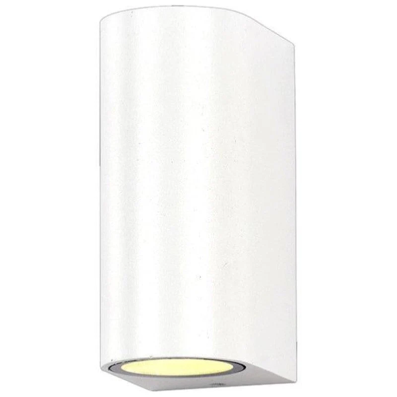 Applique Murale Blanche LED IP44 double faisceau GU10