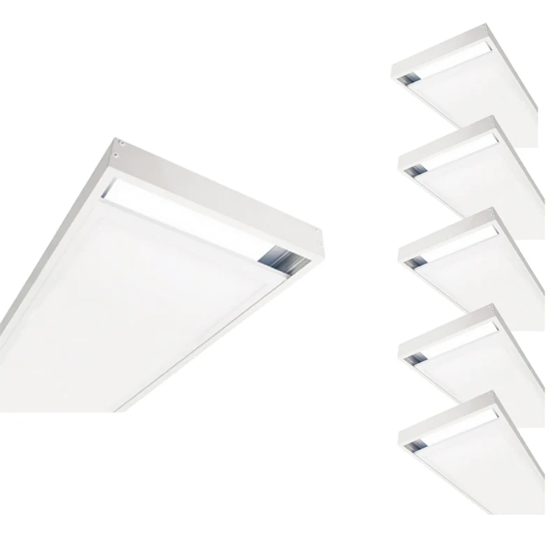Kit Saillie BLANC pour Panneau LED 120x30 Slim - Pack de 6