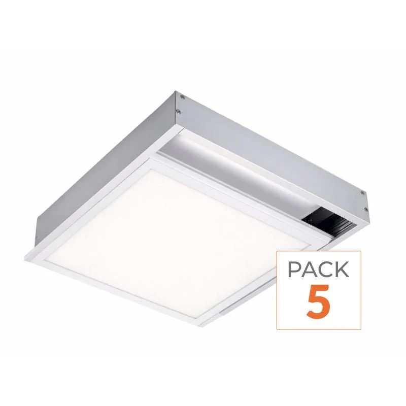 Kit Saillie BLANC pour Panneau LED 30x30 Slim (Pack)
