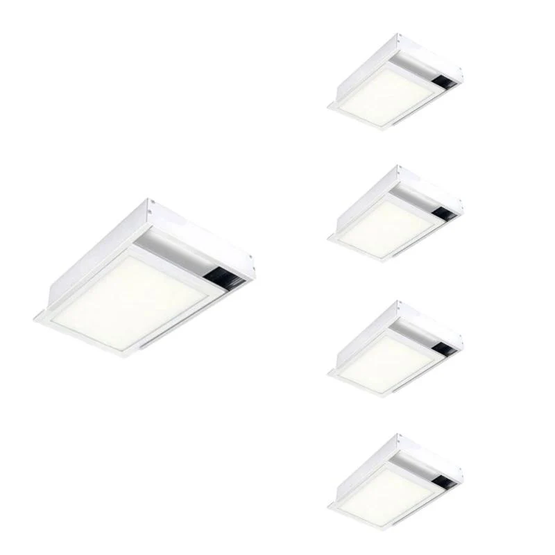 Kit Saillie BLANC pour Panneau LED 60x30 Slim - Pack de 5
