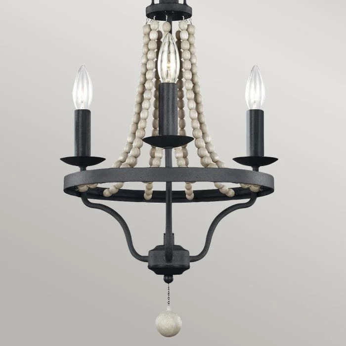 Suspension Art Déco Noir