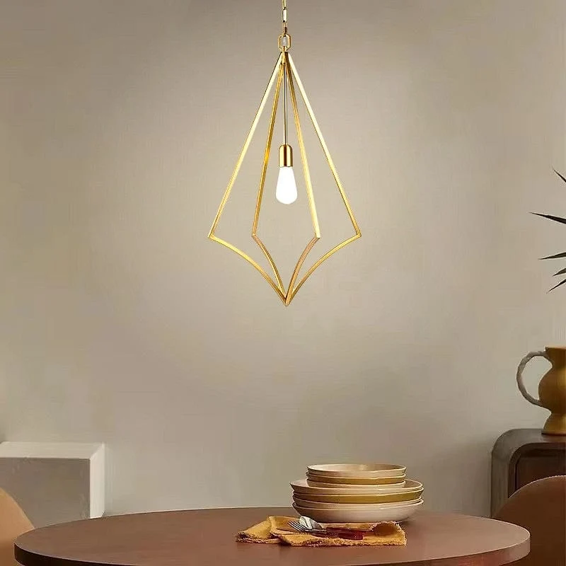 Suspension Luminaire Déco Or