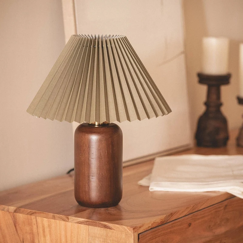 Lampe de Table Bois Scandinave