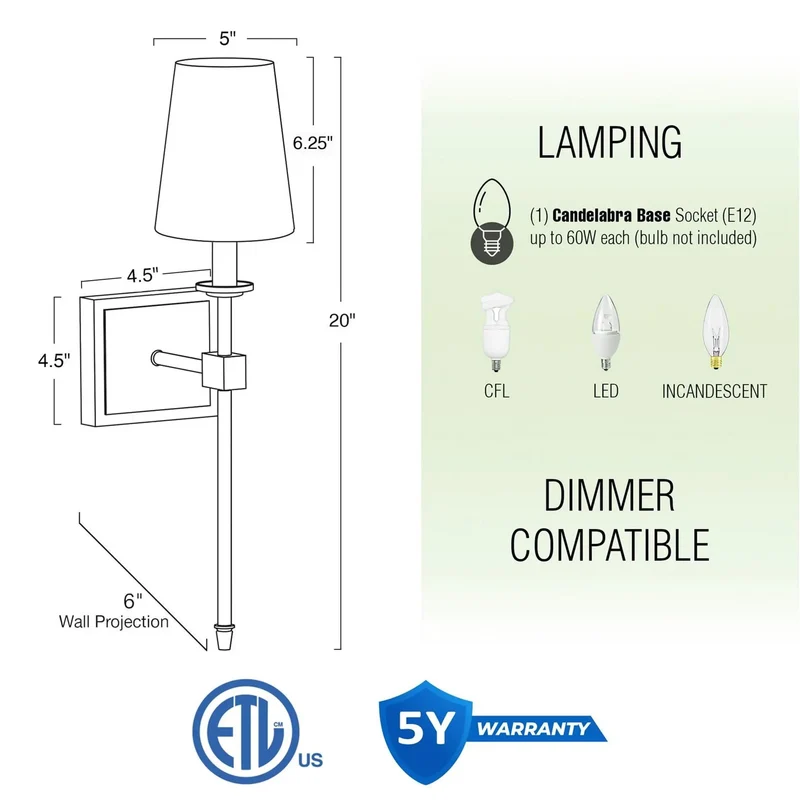 Sharp Lines 20 Inch Mid Century Modern Wall Sconce Featuring Smooth Brushed Nickel Finish And Clean White Conic Linen Shade Total Game Changer For Bathroom Vanity Lighting Or Room Accent Pack Of Two