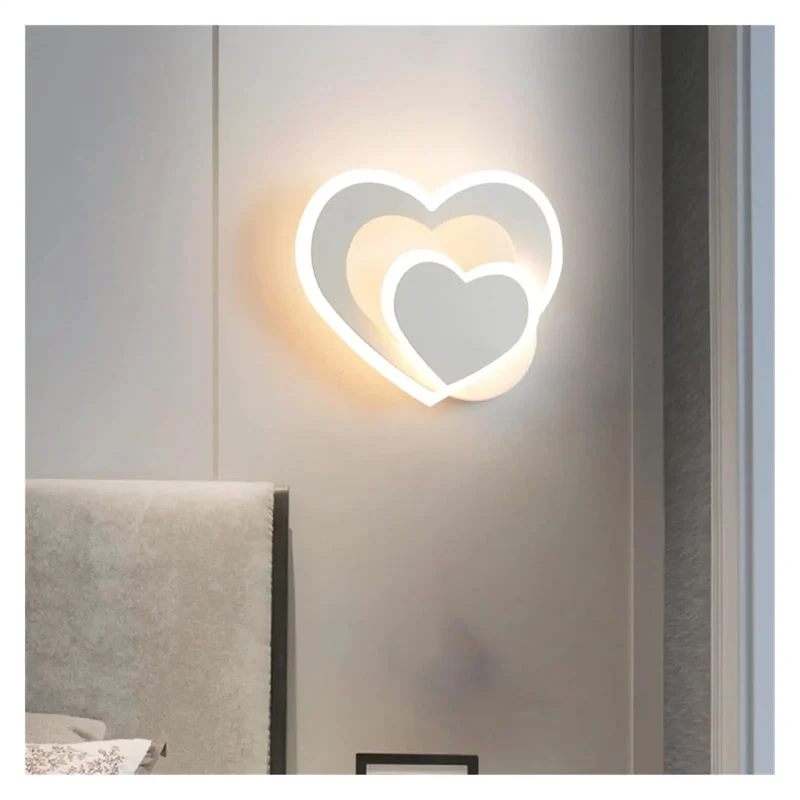 Smooth Nordic LED Wall Sconce Postmodern Bedside Lamp With Warm White Glow Glare Free Soft Focus Solid Build For Chill Bedroom Vibes And Quick Living Room Decor Upgrades