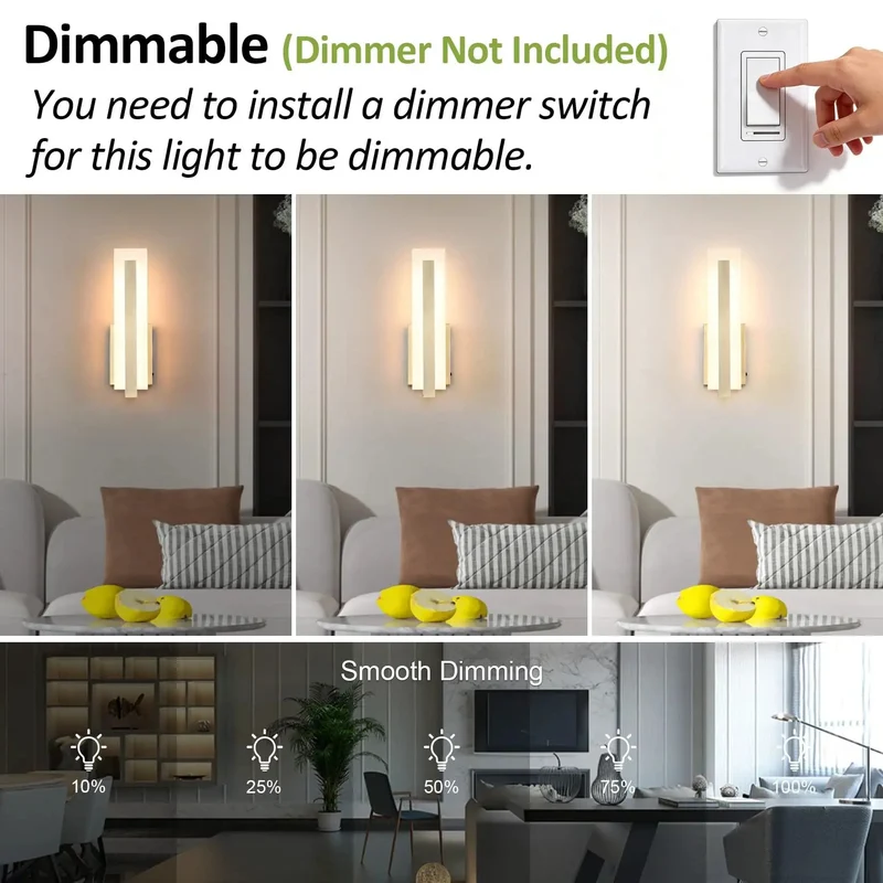 Cool Modern Antique Bronze LED Wall Sconce Pairs Hella Adjustable Brightness With 5Cct Color Shift For Indoor Bedrooms Stepless Dimming Up To 100 Percent Hardwired Wall Light Piece Serving Real Good Vibes