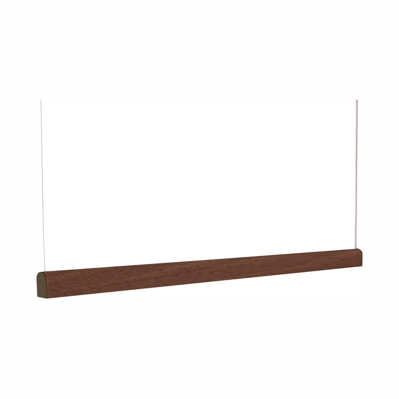Tunto Curve - 880 mm - Walnut / Black Pendant