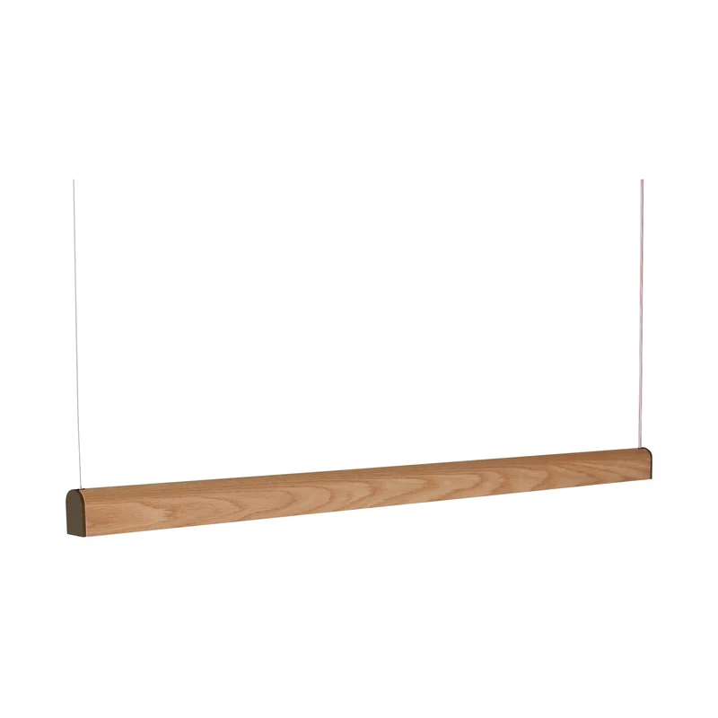 Tunto Curve - 880 mm - Oak / Black Pendant