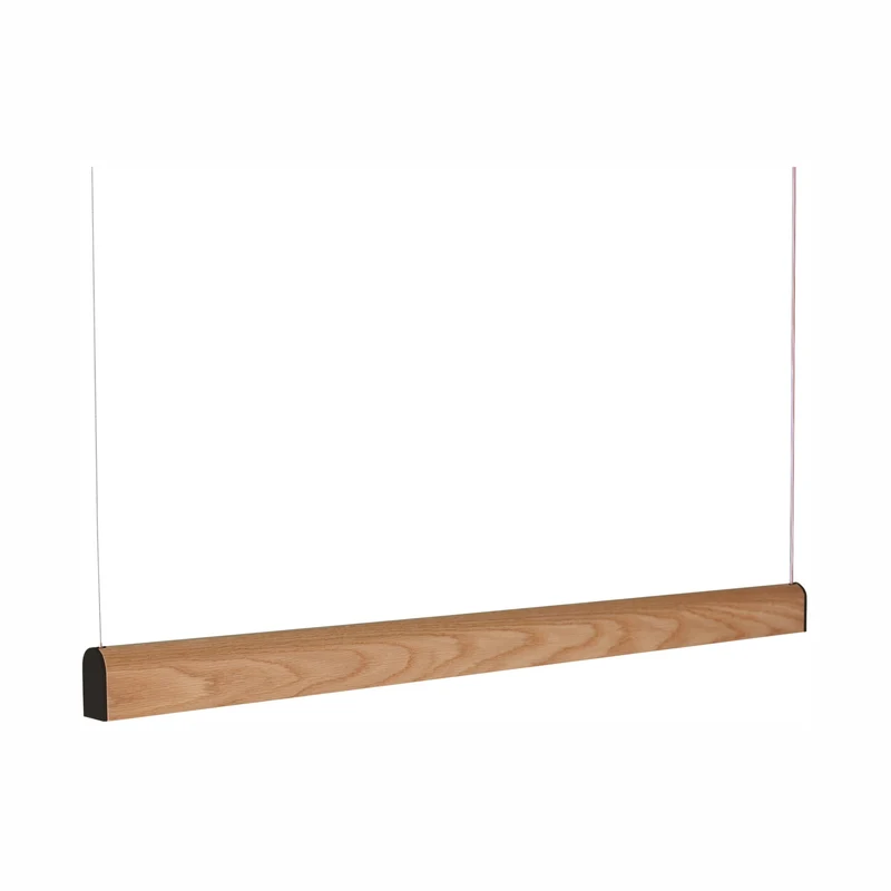 Tunto Curve - 880 mm - Oak / Black Pendant