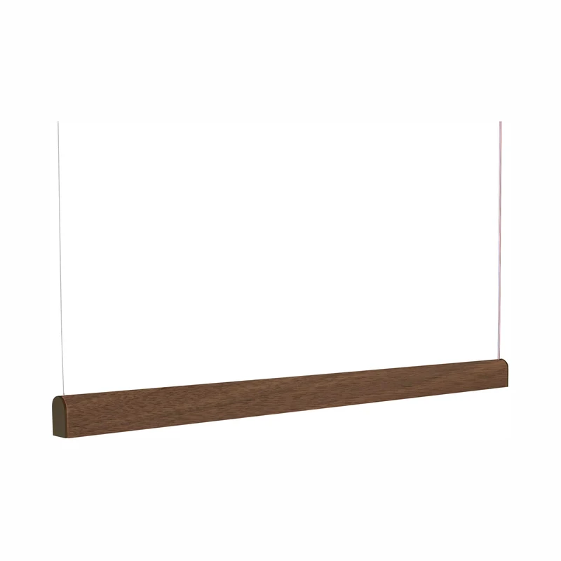 Tunto Curve - 1720 mm - Walnut / Black Pendant