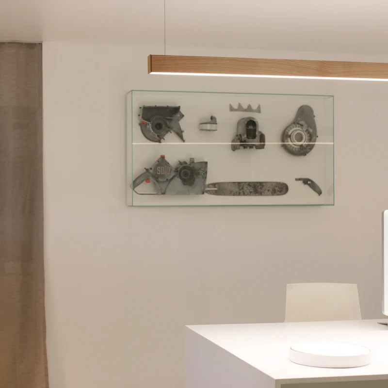 Tunto Square - 880 mm - Walnut Pendant