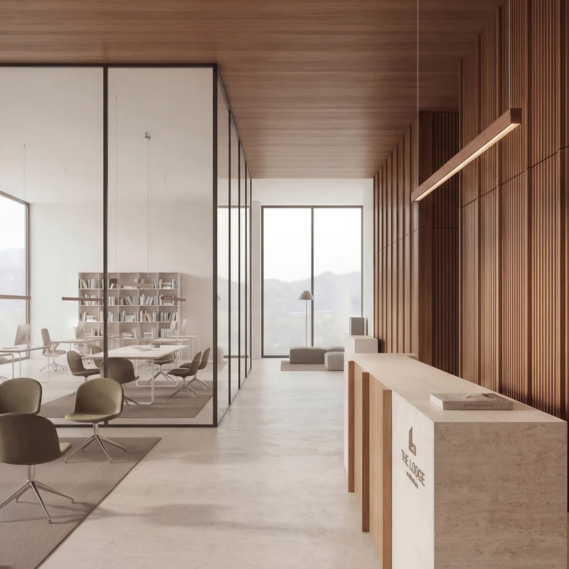 Tunto Square - 2000 mm - Oak Pendant