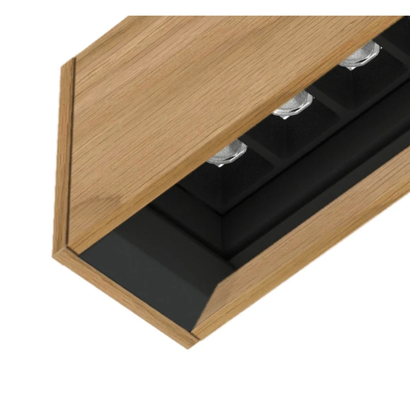 Tunto Square - 1440 mm - Oak Pendant