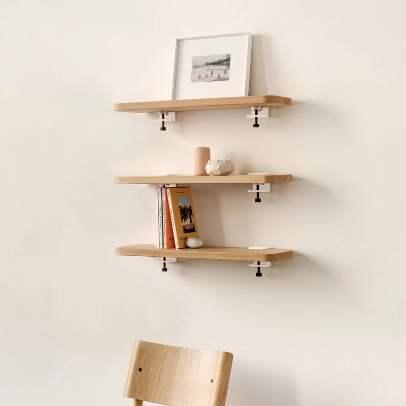 Tiptoe Bracket Wall Shelf Set of 3