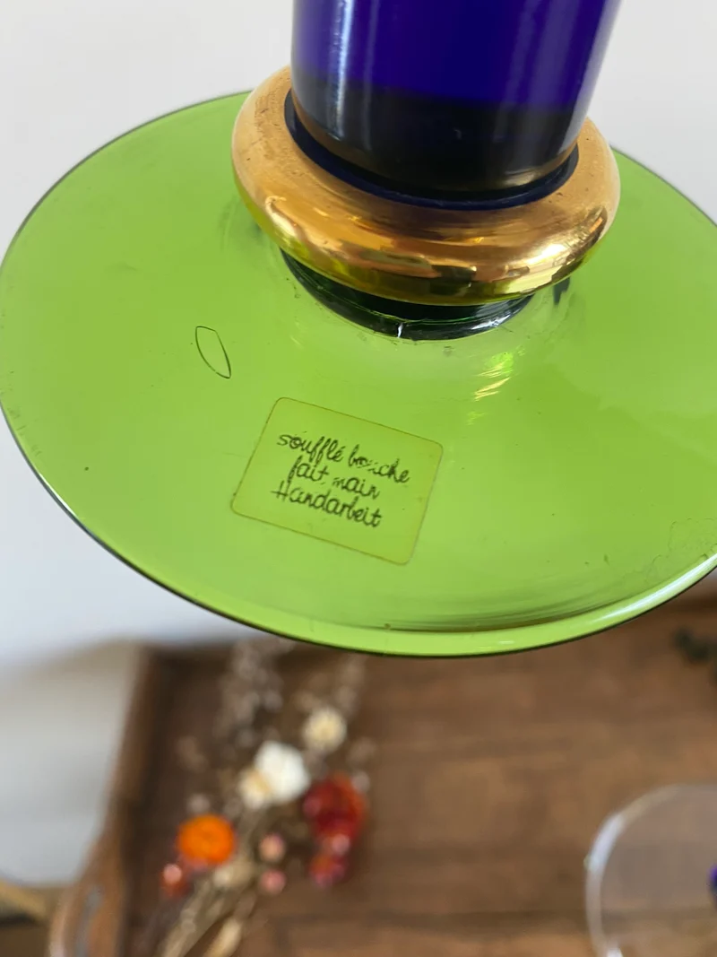 Bonbonnière La Vida en verre avec couvercle
