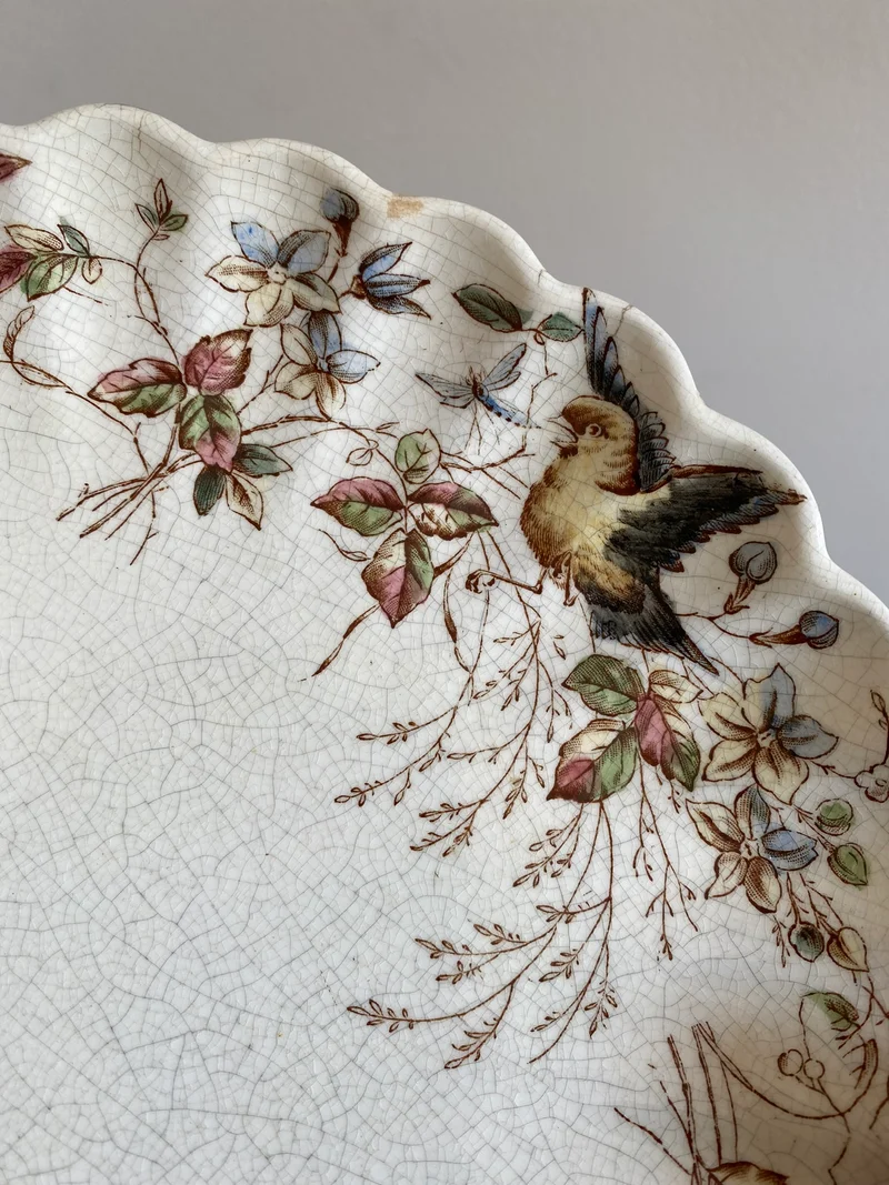 Assiettes à dessert William Alsager Adderley & Co