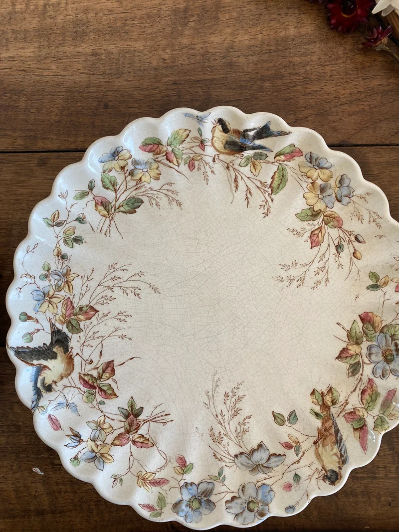 Assiettes à dessert William Alsager Adderley & Co