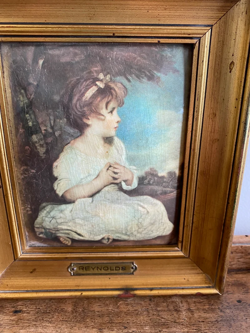L'âge de l'innocence plaque HELCA martelé à la main par Reynolds